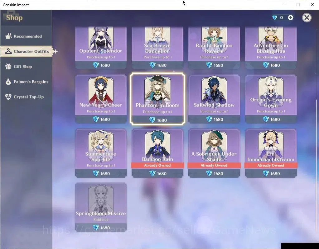 Genshin Impact Accounts Asia|AR 59||Prime Flins|13 Limited+5(*5Weapon)|Col image 6