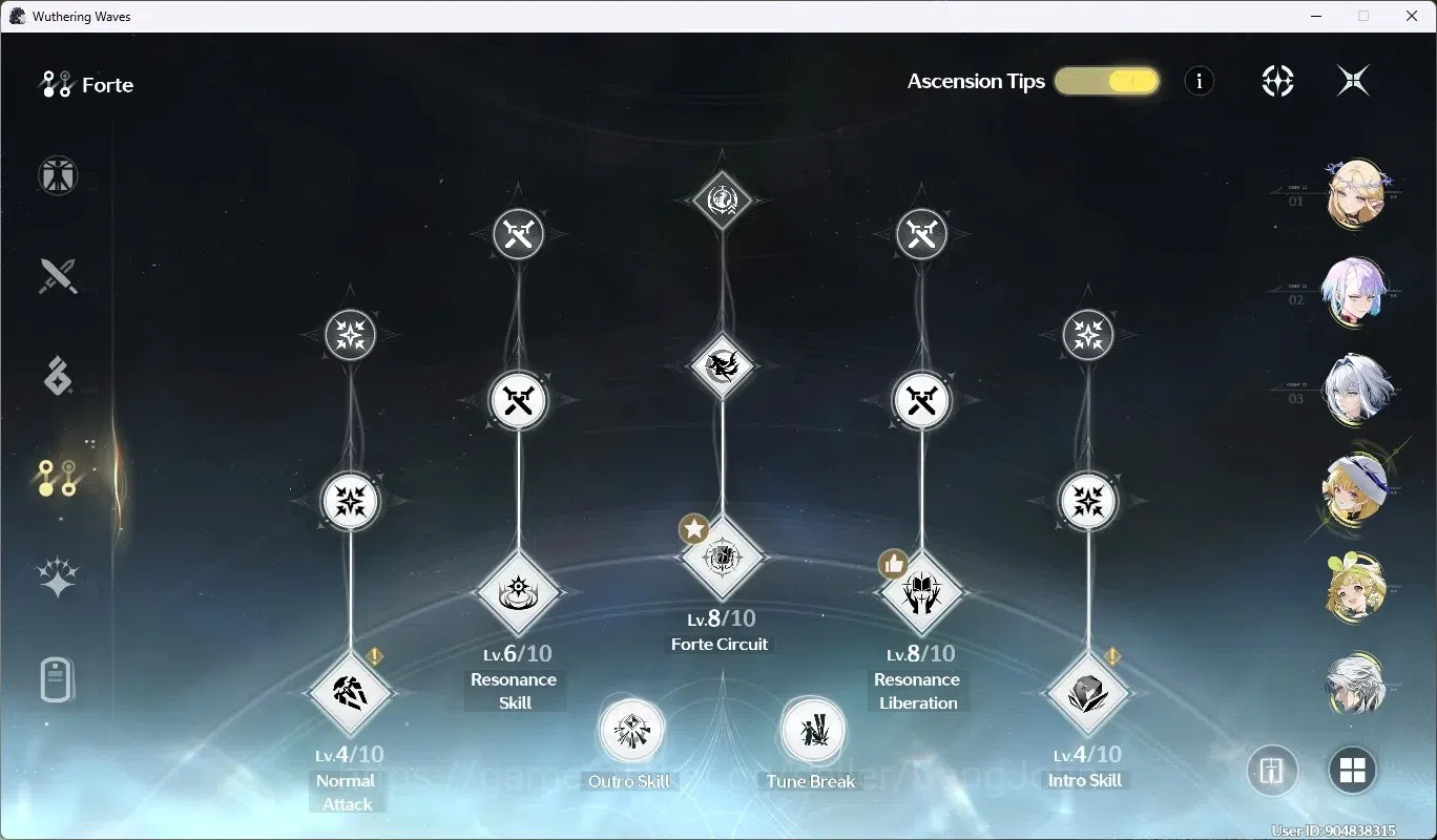 Wuthering Waves Accounts SEA|UL 55|Rank 6|5 Char Limited [Galbrena]+Sign,Ca image 10