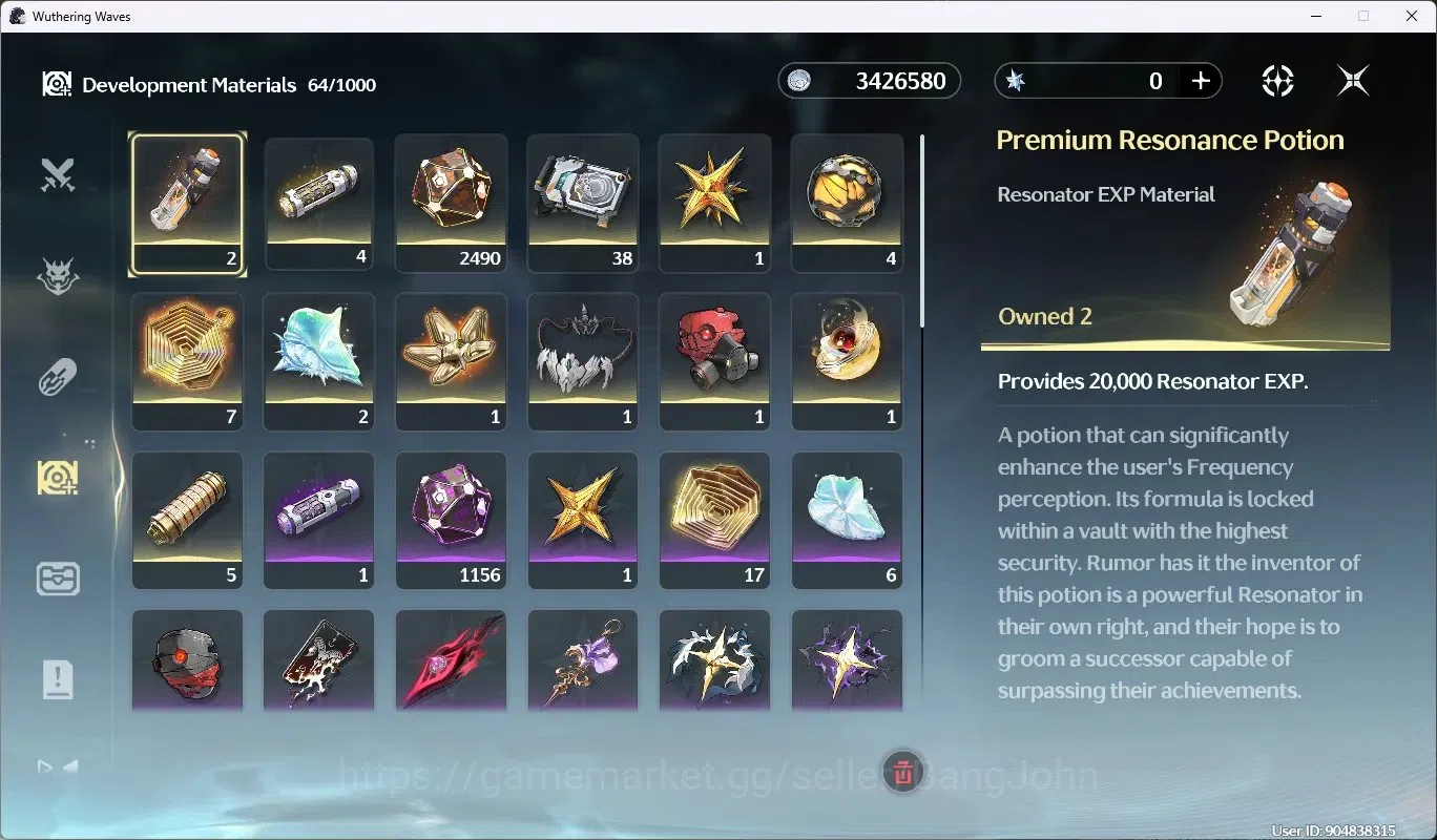 Wuthering Waves Accounts SEA|UL 55|Rank 6|5 Char Limited [Galbrena]+Sign,Ca image 14