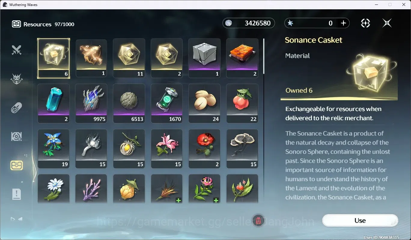 Wuthering Waves Accounts SEA|UL 55|Rank 6|5 Char Limited [Galbrena]+Sign,Ca image 15