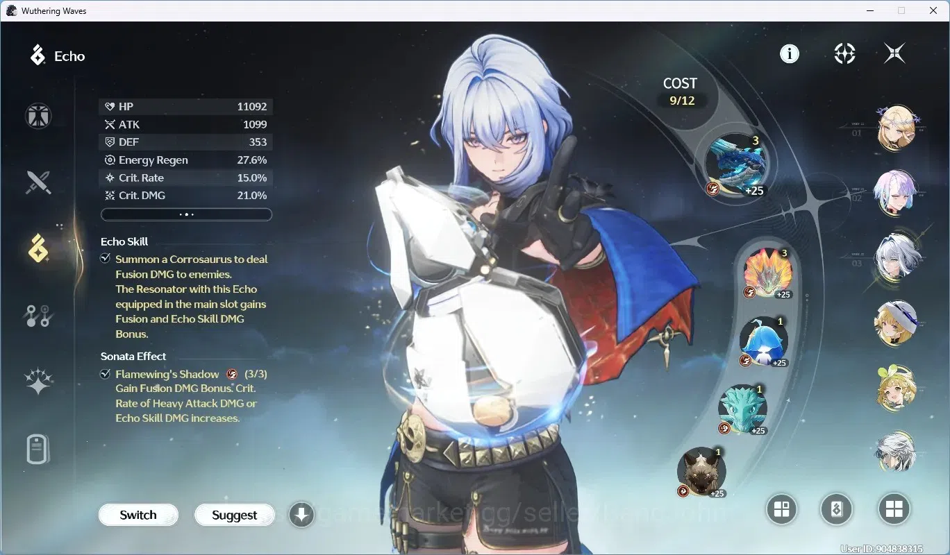 Wuthering Waves Accounts SEA|UL 55|Rank 6|5 Char Limited [Galbrena]+Sign,Ca image 8