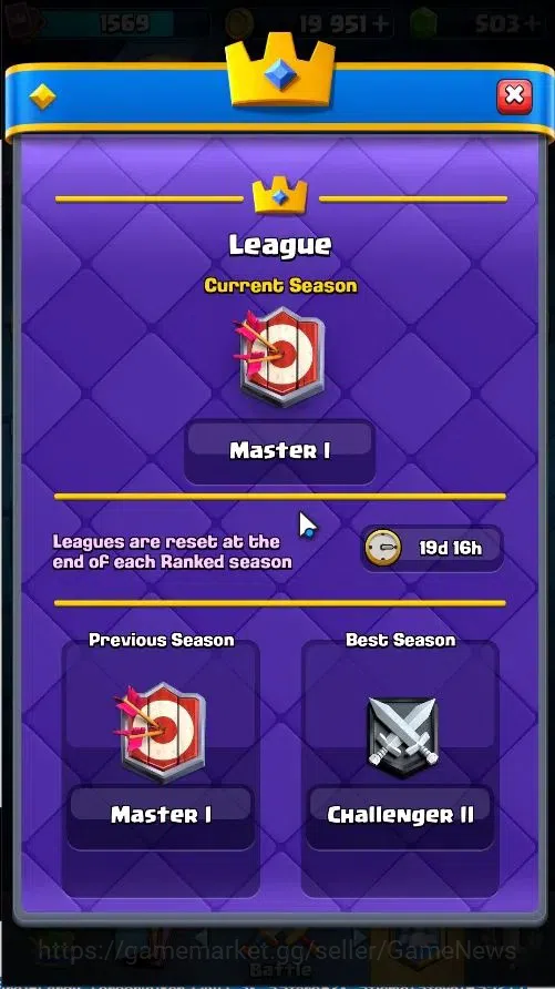 Clash Royale Accounts Lvl 43|Trophy 9853|KTL 15|Limited Skin|Card 121/12 image 5