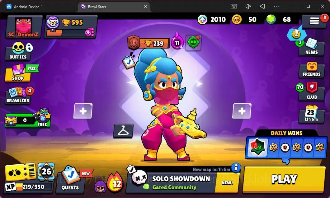 Brawl Stars Accounts Global | 595 Thropy|12 Brawler|1 Max Hypercharge(S image 1