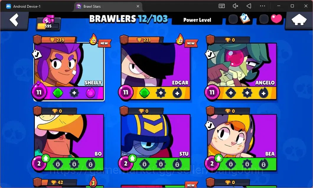 Brawl Stars Accounts Global | 595 Thropy|12 Brawler|1 Max Hypercharge(S image 5