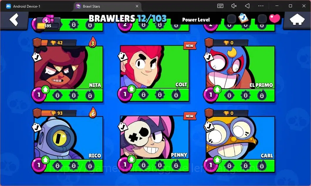 Brawl Stars Accounts Global | 595 Thropy|12 Brawler|1 Max Hypercharge(S image 6