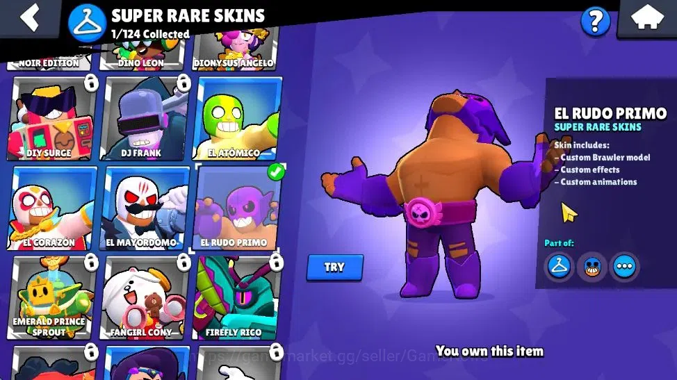 Brawl Stars Accounts 1353 Trophy| 23 Brawler 3 Max Lvl [Edgar,EMZ,Starr image 13