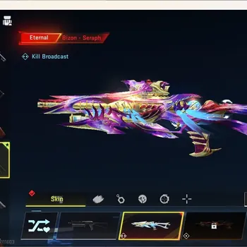 Blood Strike Accounts Collab Skin ASIA |Eternal Bizon-Serah|Ultra Melee The Iron-|Collab Stiker NACHO: Enzo Coronation|3