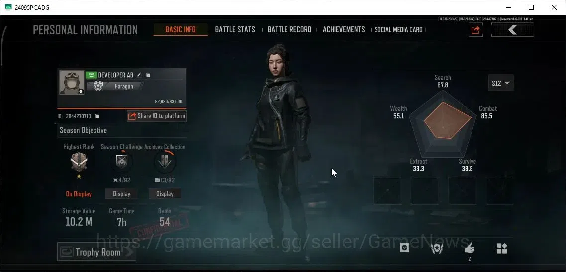 Arena Breakout Accounts MOBILE|Lvl 30|SV 10,2M|CV 7,2M|GM AK-12,Forest MP5 image 2