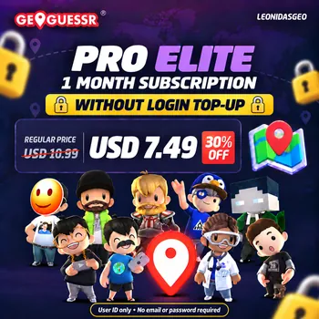 GeoGuessr Others [WITHOUT LOGIN] GeoGuessr Subscription to YOUR ACCOUNT | Pro Elite 1 Month