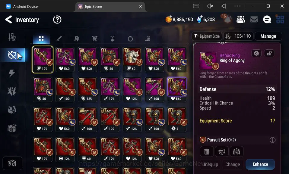 Epic Seven Accounts GLOBAL Unverif|New Era|8 ML(Salome,Belian,Har sett image 10