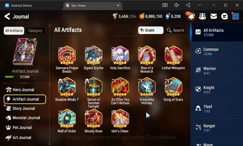 Epic Seven Accounts GLOBAL Unverif|New Era|8 ML(Salome,Belian,Har sett image 12