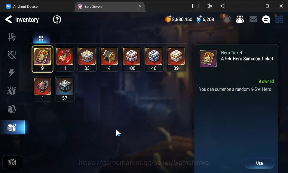 Epic Seven Accounts GLOBAL Unverif|New Era|8 ML(Salome,Belian,Har sett image 7