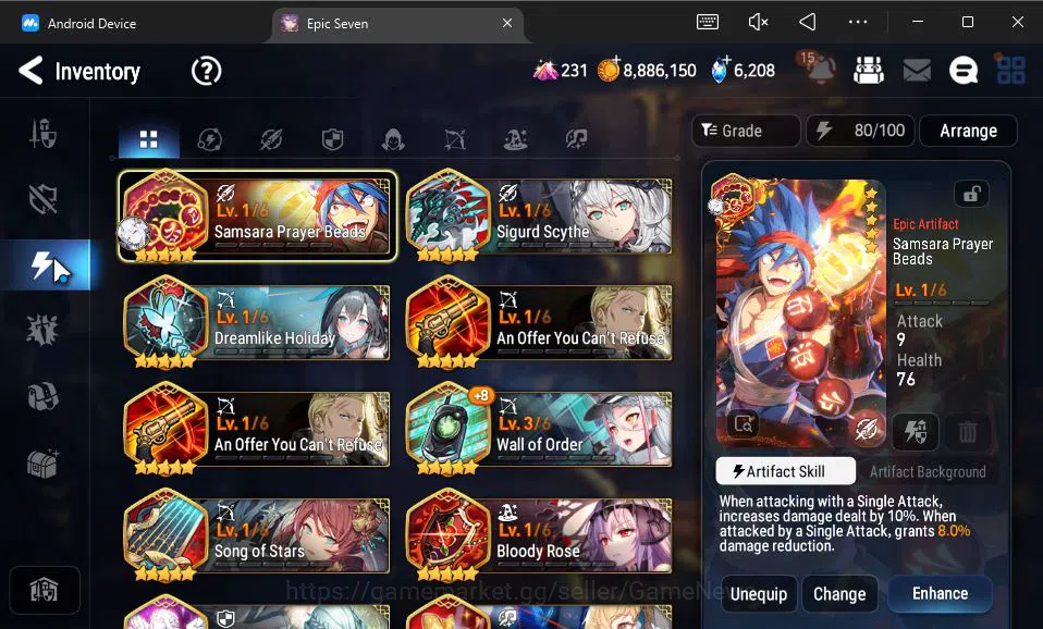 Epic Seven Accounts GLOBAL Unverif|New Era|8 ML(Salome,Belian,Har sett image 9