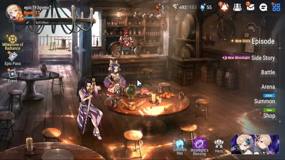 Epic Seven Accounts GLOBAL Unverif|New Era|2 ML(Notos,Faithless Lidica image 1