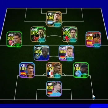 eFootball Accounts Legends & Iconic Players Android|Big Time Marcel Desaily '98|7 Epic Steven Gerrard,D.Drogba,Sergio