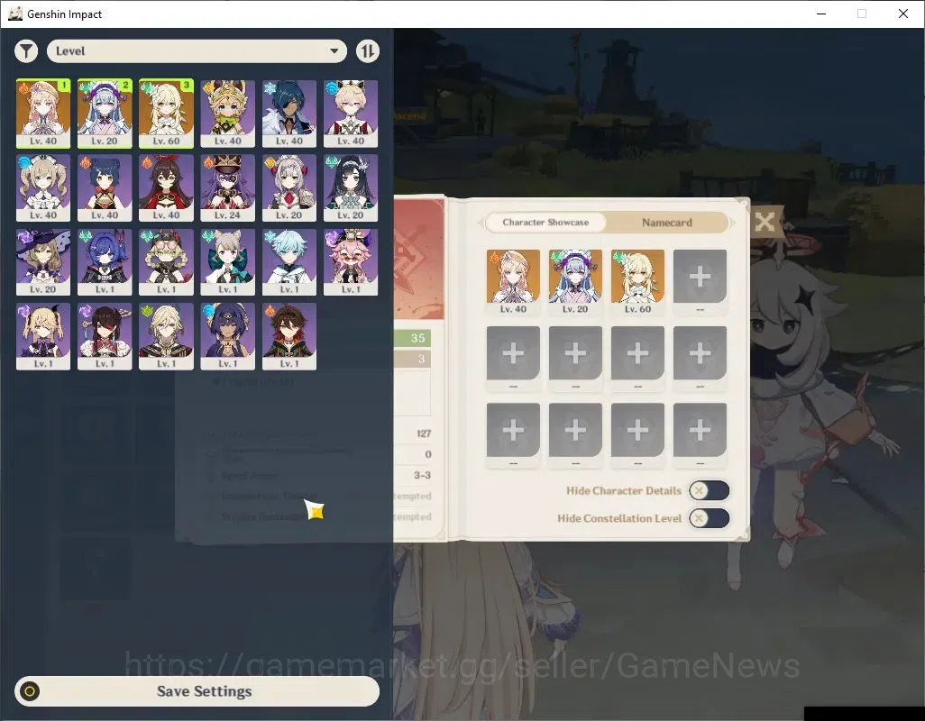 Genshin Impact Accounts ASIA |AR 35 |1 Limited + 1 (*5 Standard)|Nicole |M image 2