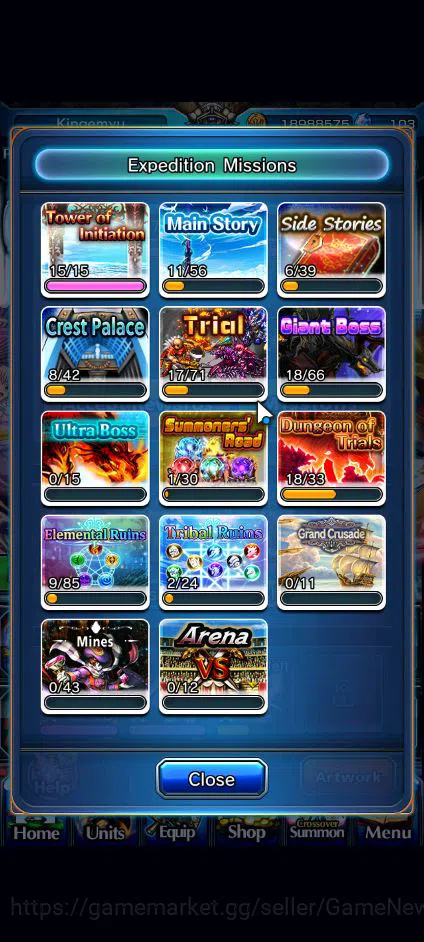 Grand Summoners Accounts Global|Rank 58|3 Ascend+2 TW| Shuna+TW, Veldora+TW image 14