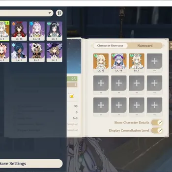 Genshin Impact Accounts Others Asia|AR 25| 1 Limited (Vesna) + 1 Standard (Mizuki) | All Unset | Low Main Quest & Map