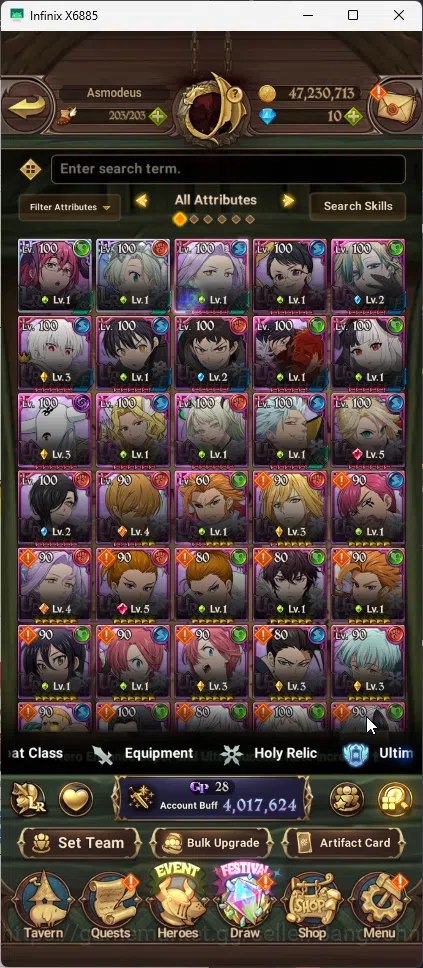 The Seven Deadly Sins: Grand Cross Accounts ASIA | 4,01M CC | 2 LR Gowther+Elizabeth | 8 UR  | image 2
