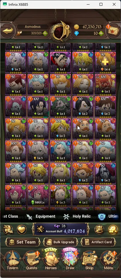 The Seven Deadly Sins: Grand Cross Accounts ASIA | 4,01M CC | 2 LR Gowther+Elizabeth | 8 UR  | image 3
