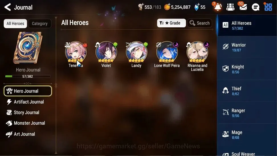 Epic Seven Accounts GLOBAL|UnVerif|2 ML(Rhianna&Luciel,LW Peira)+Teneb image 5