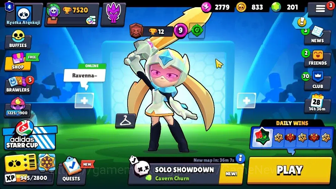 Brawl Stars Accounts 7520 Trophy|50 Brawlers 10 Max Lv 3 Full Buffies|UL Sirius|123 Skin|3 Legend Skin 4 Mythic 29 Epic|12K 3