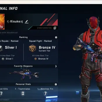 Blood Strike Accounts Rare Skin ASIA|1 Eternal Gun:Galil-Blight's Embrace|5 Legendary Gun|Check SS BS2188B
