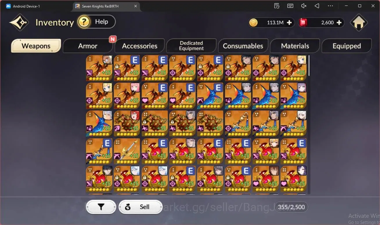 Seven Knights Re:Birth Accounts Global|2 EX7(Roise TC1,Melia)|14 TC6 (Yeonhee,Frey image 5