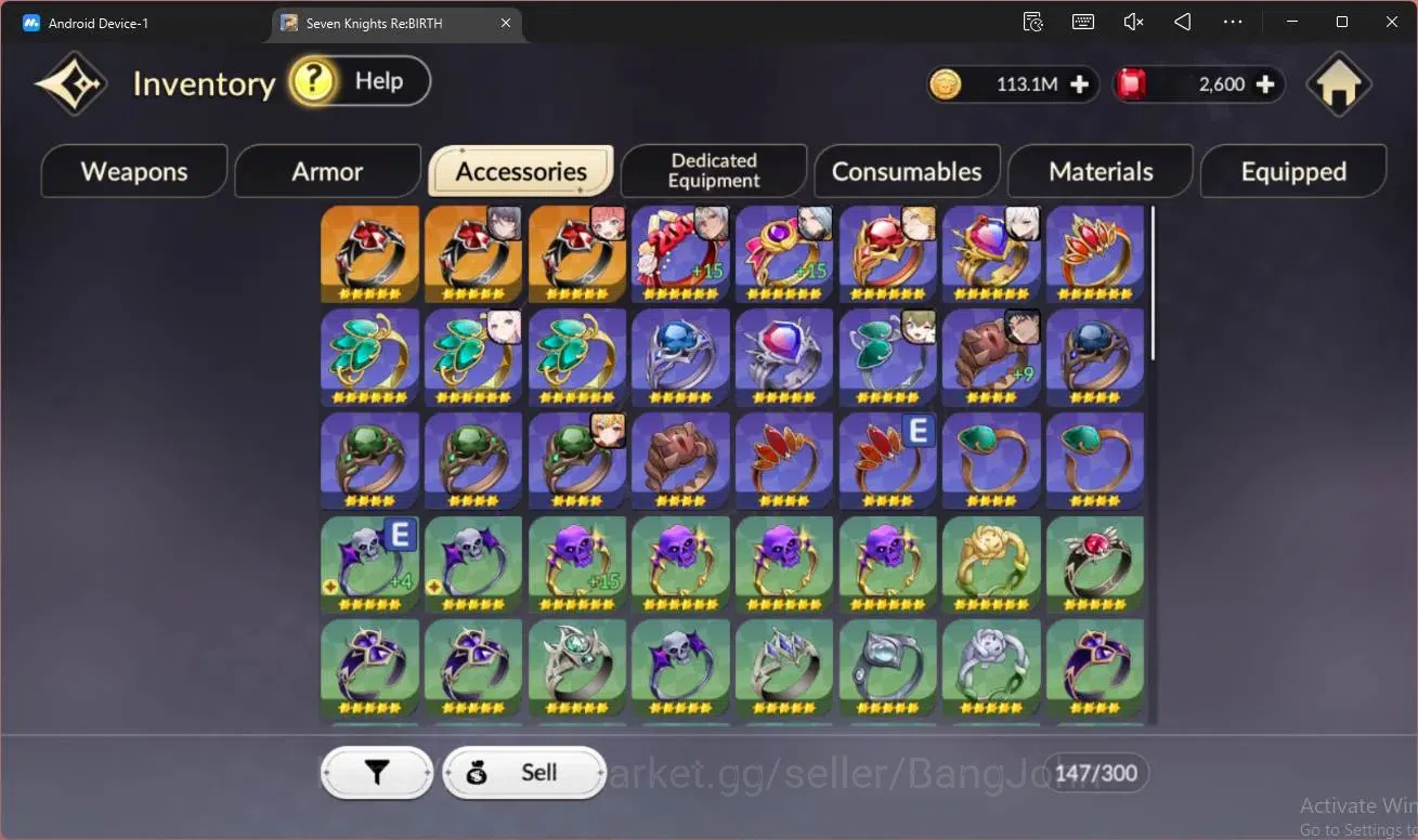 Seven Knights Re:Birth Accounts Global|2 EX7(Roise TC1,Melia)|14 TC6 (Yeonhee,Frey image 7