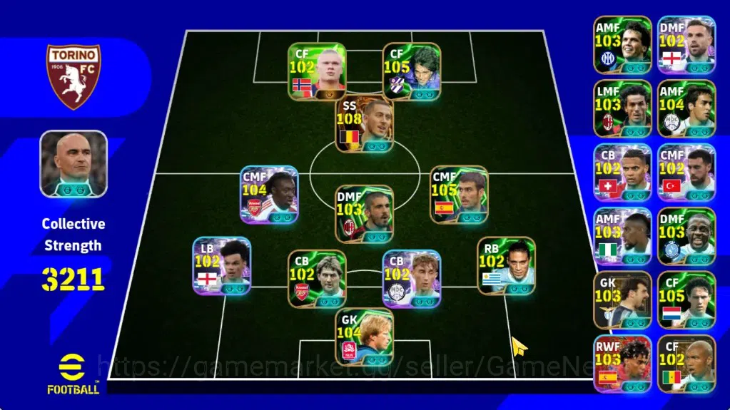 eFootball Accounts Android|BigTime Eden Hazard,Roberto Carlos,Diego F image 1