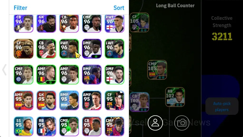eFootball Accounts Android|BigTime Eden Hazard,Roberto Carlos,Diego F image 3