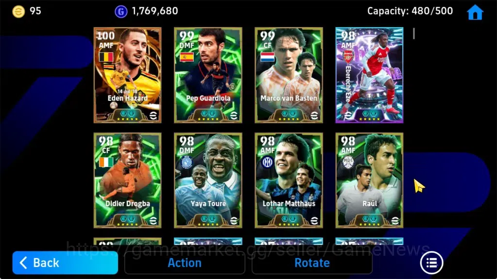 eFootball Accounts Android|BigTime Eden Hazard,Roberto Carlos,Diego F image 5