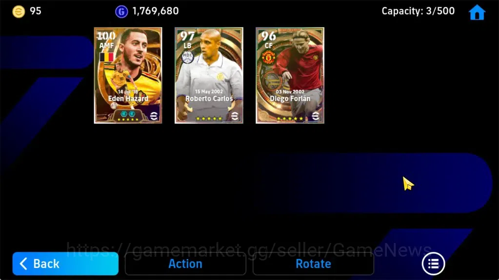 eFootball Accounts Android|BigTime Eden Hazard,Roberto Carlos,Diego F image 8