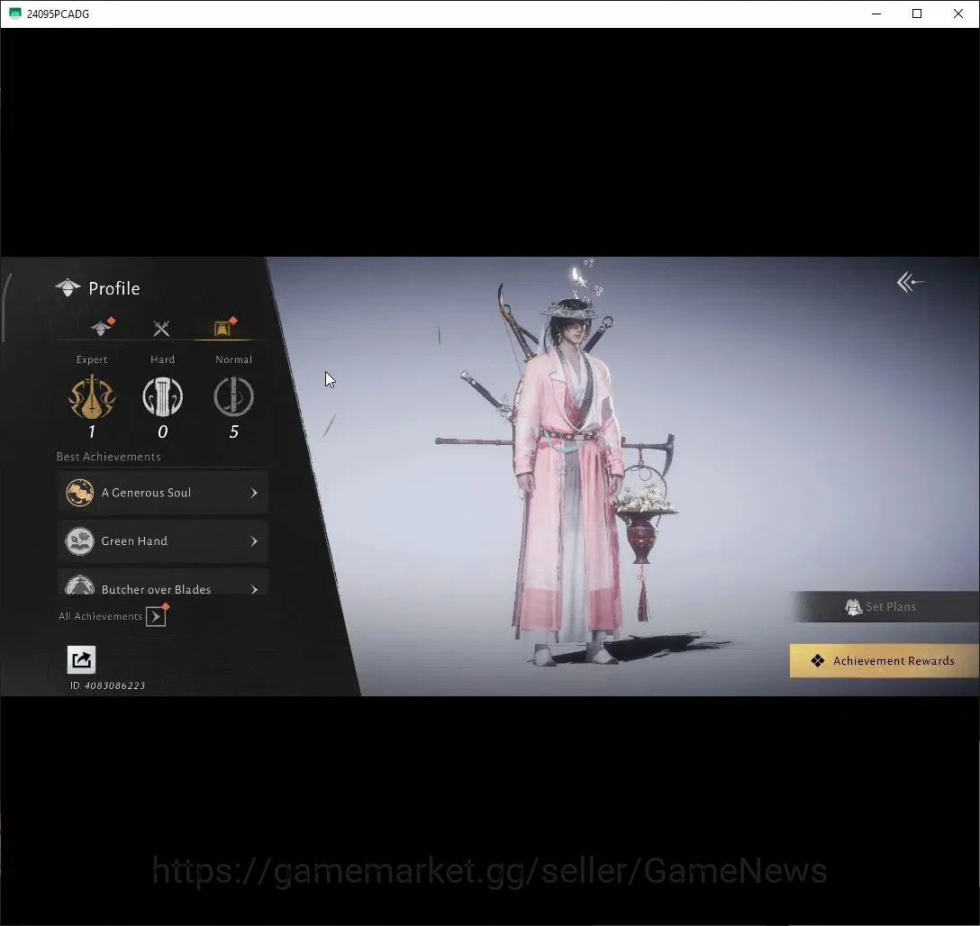 Where Winds Meet Accounts GLOBAL|Lv 15|3764 GS|1 Harmonic Core|Nameless Sword|Peaceful Life,Anthem of Ages,Spring Grasp 6