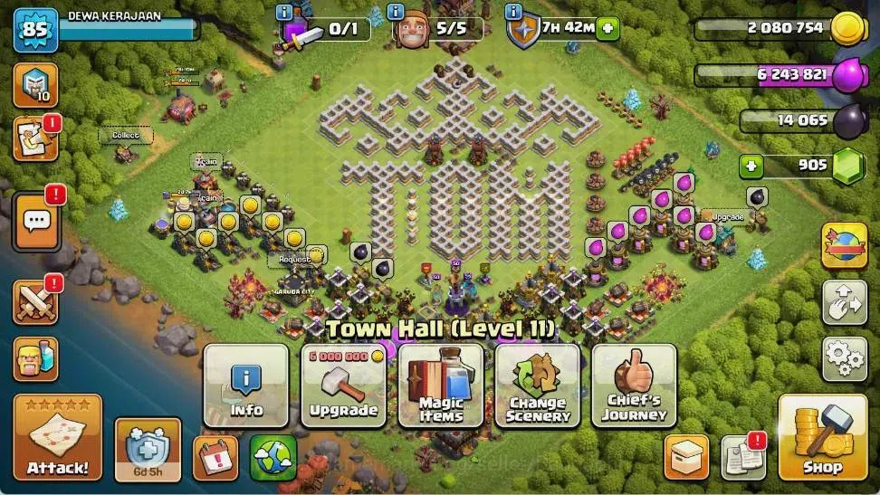 Clash of Clans Accounts Global |TH 11-BH 8|LVL 85|BK 41,AQ 41,MP 28,GW 20, image 2