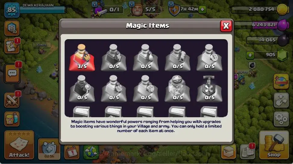 Clash of Clans Accounts Global |TH 11-BH 8|LVL 85|BK 41,AQ 41,MP 28,GW 20, image 3