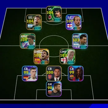 eFootball Accounts Legends & Iconic Players Mobile|PW 3147|Epic Gullit, Rui Costa, Agüero, Scholes|Bigtime Rodri|Showtime