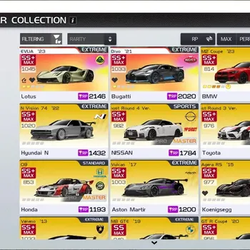 Racing Master Accounts SEA|Lv 30|2 PL Car+Collab MF Ghost|Lotus Evija 23,Bugatti Divo 21,GT-R Nismo 20,GR Supra