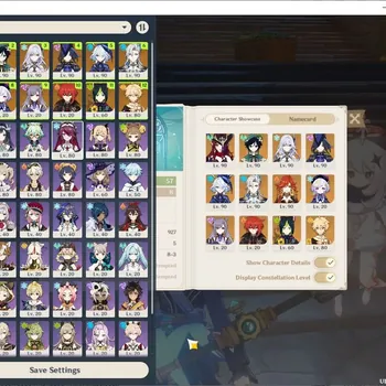 Genshin Impact Accounts Others ASIA|AR 57|7 Limit+4 Std|Chasca C1,Furina,Mavuika,Skirk,Niuville,Etc|4 WP*5|Barbara