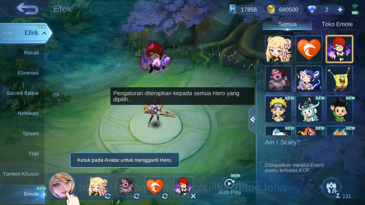 Mobile Legends: Bang Bang Accounts Hero 131 | Skin 459 | Legend Alucard, GS | Exo Hay image 14