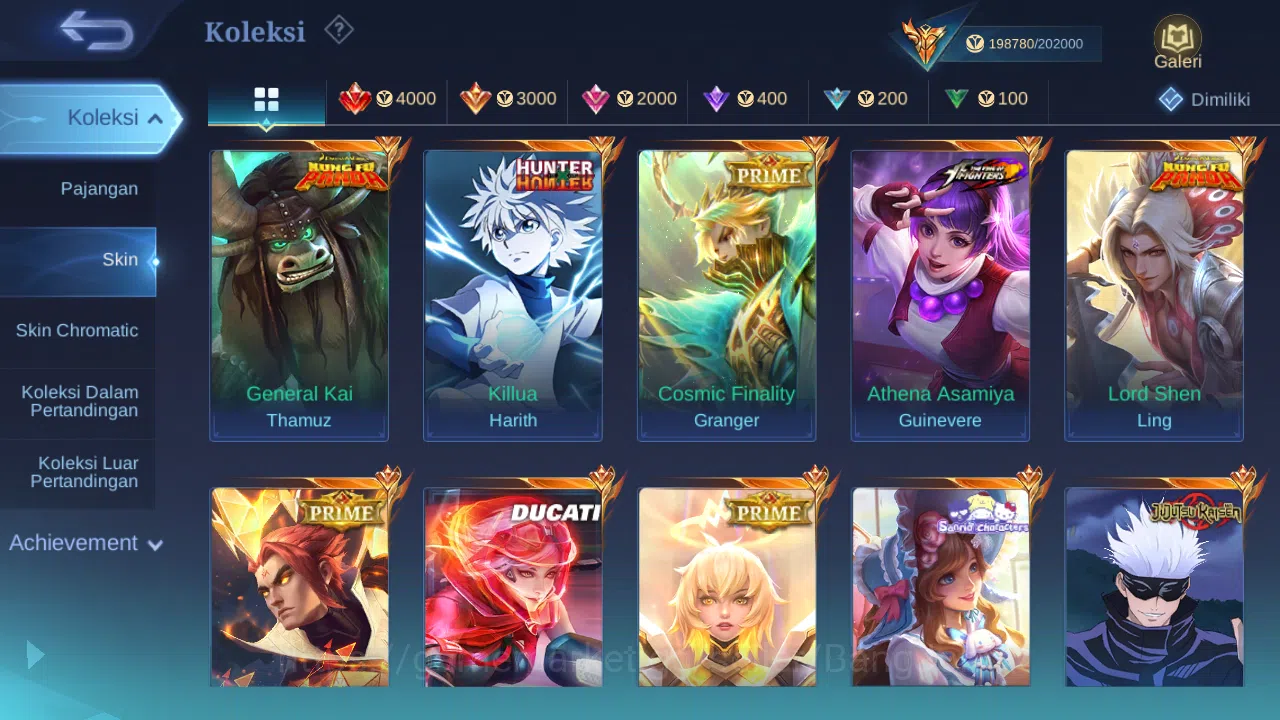 Mobile Legends: Bang Bang Accounts Hero 131 | Skin 459 | Legend Alucard, GS | Exo Hay image 5