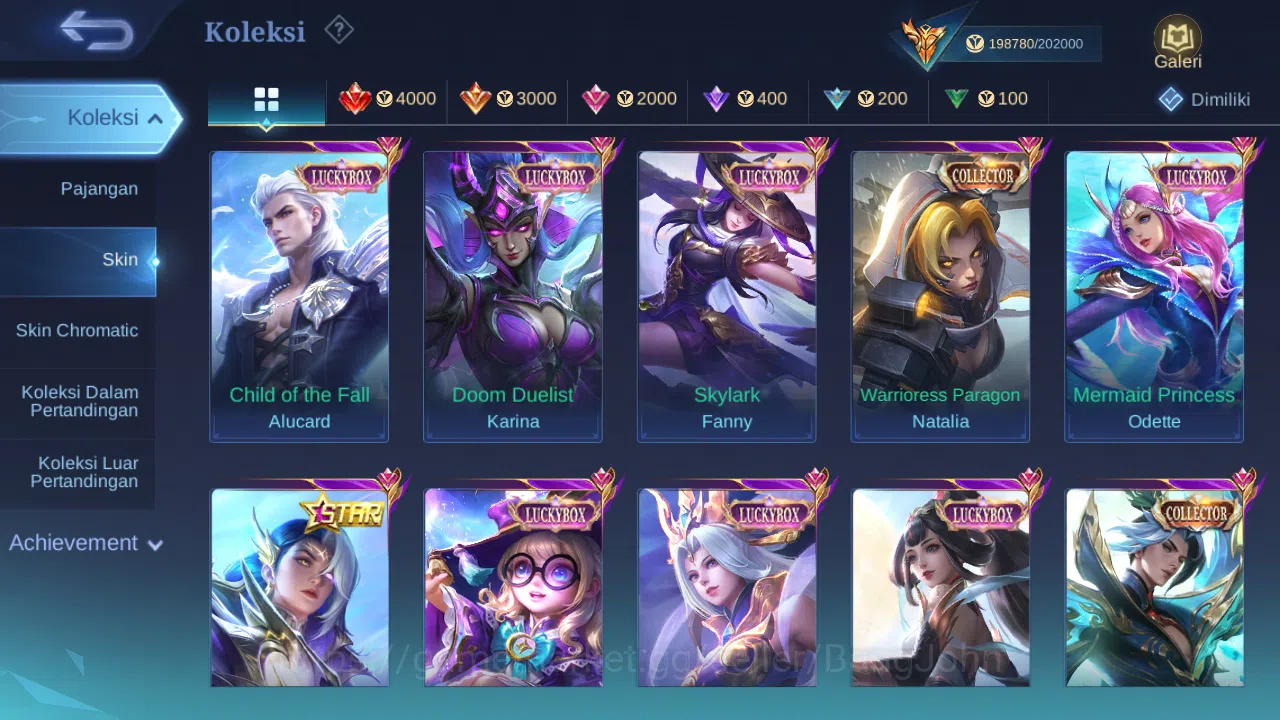 Mobile Legends: Bang Bang Accounts Hero 131 | Skin 459 | Legend Alucard, GS | Exo Hay image 8