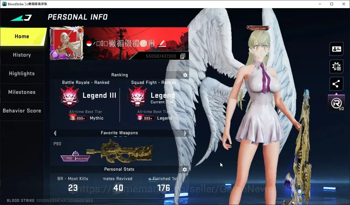 Blood Strike Accounts AMERIKA|ETERNAL M700,DeAgle+Collab TR FN2000,Takem image 2