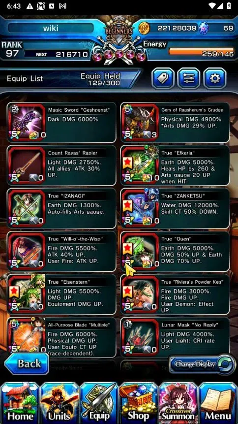 Grand Summoners Accounts Global|Rank 97|33 Ascend+3 TW|[S Miyu,Fren,Frieren image 13