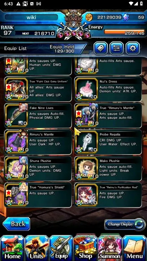 Grand Summoners Accounts Global|Rank 97|33 Ascend+3 TW|[S Miyu,Fren,Frieren image 20