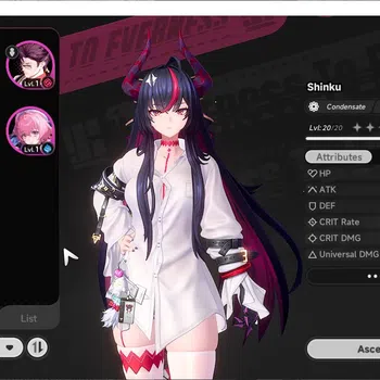 Neverness to Everness Accounts GLOBAL NA |HL 5|1 Limited S-Class|Shinku + Signature|3 Selector On|Underboss Glider|Male