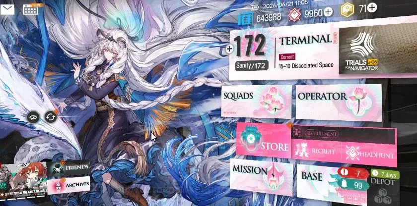 Arknights Accounts Lv 74|176 OP 17 Skin|9,9K Oru+71 Ori|5 Limited+Ful image 1