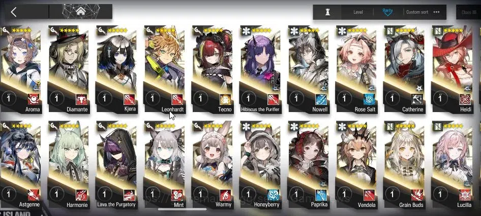 Arknights Accounts Lv 74|176 OP 17 Skin|9,9K Oru+71 Ori|5 Limited+Ful image 10