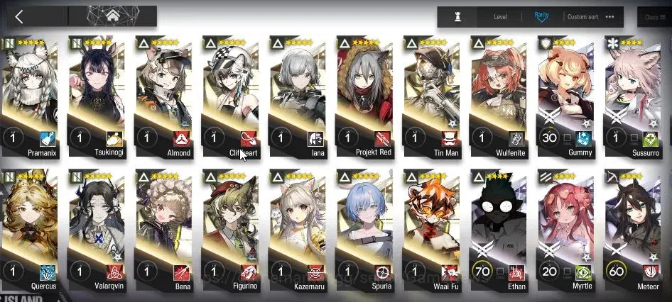 Arknights Accounts Lv 74|176 OP 17 Skin|9,9K Oru+71 Ori|5 Limited+Ful image 11