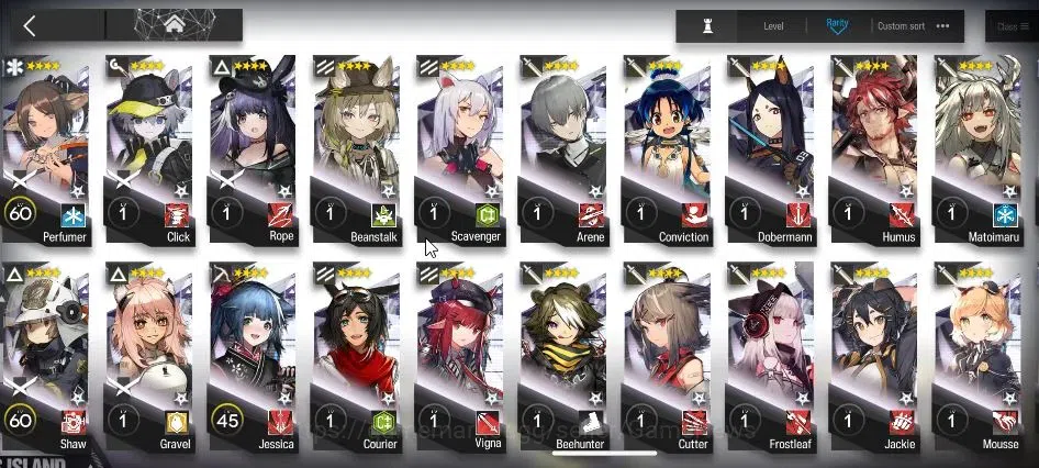 Arknights Accounts Lv 74|176 OP 17 Skin|9,9K Oru+71 Ori|5 Limited+Ful image 12